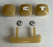 1940-1946 CHEVY GMC TRUCK Headlight Choke Throttle Knob Ashtray Pull set IVORY