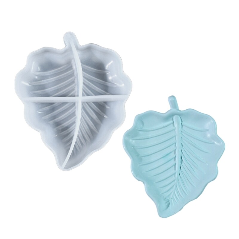 Sturdy Leaf Resin Mold DIY Silicone Tray for Jewelry and Fruit Platters