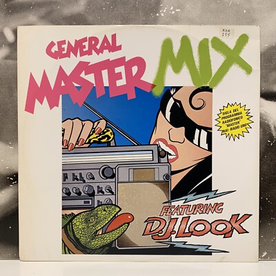 GENERAL MASTER FEATURING D.J. LOOK   MASTERMIX 12'' 1985 ITALO DISCO JU 12021