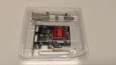High-speed 2-Port PCIe Gigabit NIC 1000M PCI Express Ethernet - Intel 82575/8257
