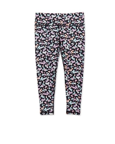 Athletic Works Girls Athleisure Activewear  Multicolor Printed Leggings - Picture 1 of 12