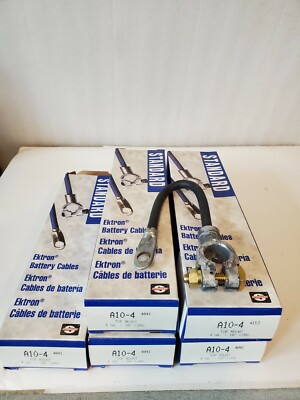 Battery Cable Standard A10-4    10'' 4 Gauge Top Post