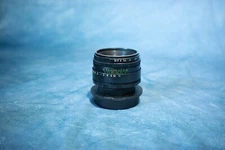 Vintage Helios 44-2 58mm F/2 Lens + EF Adapter USED [Read Description]