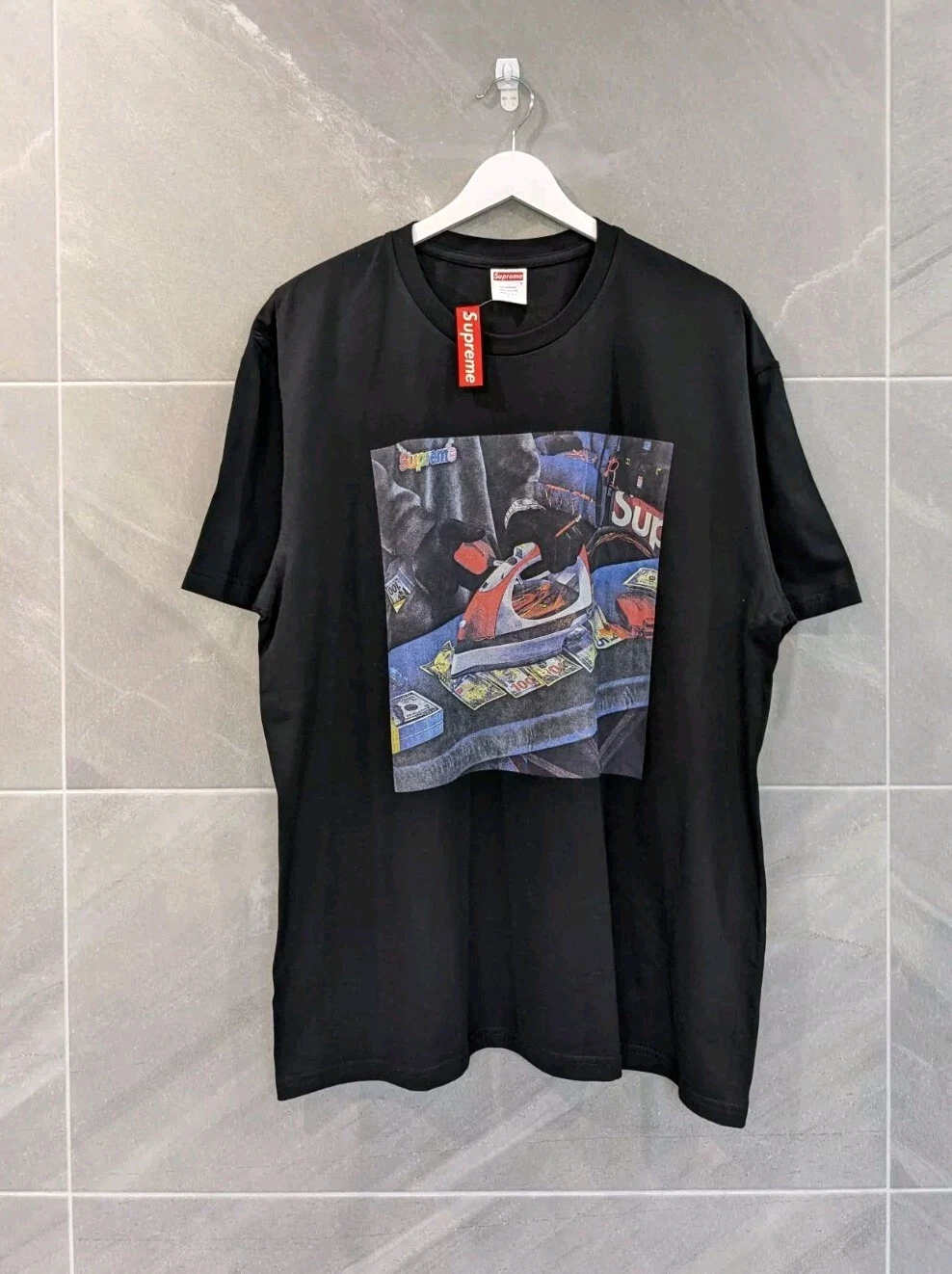 Authentique T shirt Supreme Gas ouvert toute la nuit grand neuf avec étiquettes