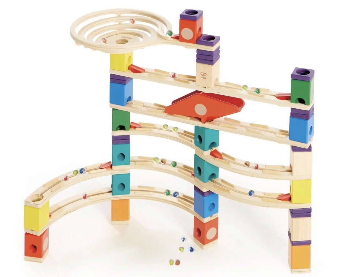 Rare Hape Quadrilla Marble Run Xcellerator E6007 COMPLETE