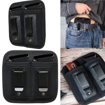 9mm Magazine Holster/Magazine Pouch for Paddle für 2x Double Stack METAL Mag's