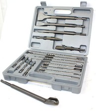 18PC SDS PLUS DRILL BITS GROOVE GOUGE & CHISE...