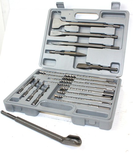 18PC SDS PLUS DRILL BITS GROOVE GOUGE 