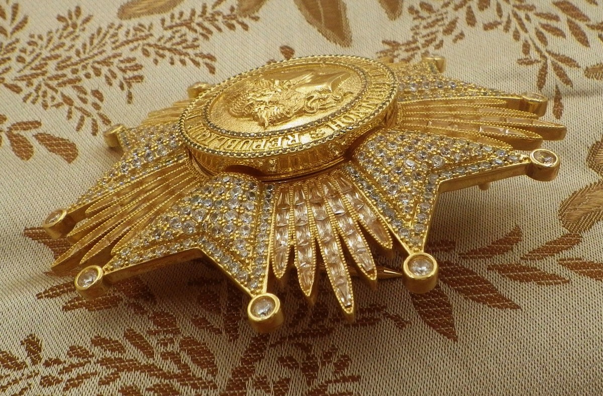 French Legion of Honor / Légion d'Honneur Breast Star in Gold with