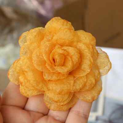 2 1/2-inch-wide chiffon flowers select color price for 2 flowers