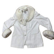 Kb Stella Louise Roy Plush Fauxfur Jacket Women 20 White Winter Fairy Russiapimp