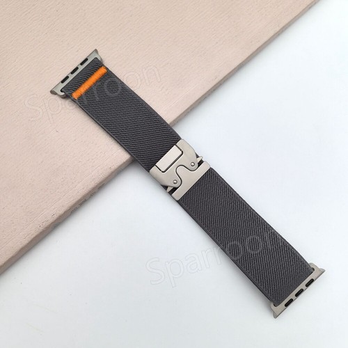 Elastic Nylon Band Strap for Apple Watch 10 9 8 7 6 5 4 3 SE 42/44/41/45/46/49mm - Picture 12 of 32