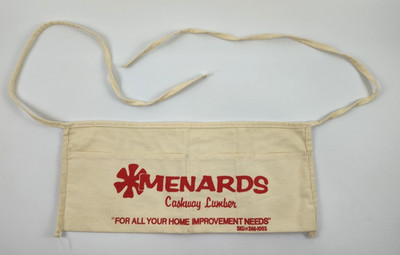 Vintage Menards Cashway Lumber Roofing Nail 2 Pocket Apron SKU 246-1003