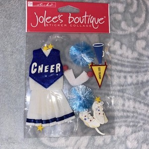 Jolee's Boutique Blue And White Cheerleading Stickers