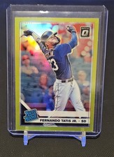 FERNANDO TATIS JR 2019 Donruss Optic Lime Green Prizm Rated Rookie #84 RC Padres