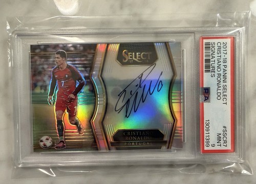 2017-18 Select Soccer Cristiano Ronaldo ON CARD auto Black Ink Beautiful!🔥