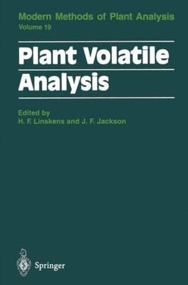 Linskens - Plant Volatile Analysis - New hardback or cased book - 37 - X555z