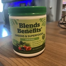 Super Greens Powder with Probiotics  Digestive Enzymes, Sugar  Gluten Free,...