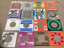 Lot of 1970 s Vintage 7 inch 45 PRM Original Company Sleeves without Split 4
