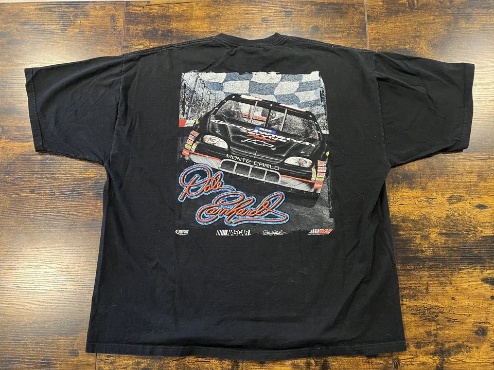复古 Dale Earnhardt 双面 Chase NASCAR“A Tough Act To Follow”XL T 恤 — 第 2/3 张图片