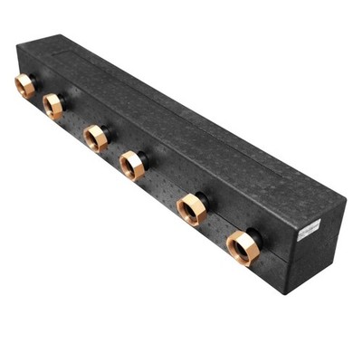 Sunex Weiche Verteiler 3 Kreise DN25 Heizkreis Heizungsverteiler Verteilerbalken