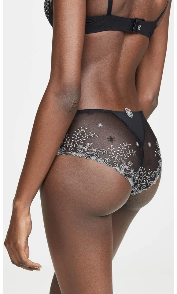 Подлинный сексуальный Simone Perele DELICE SHORTY SHORT в драгоценный черный - размер L (EUR 4) - Изображение 3 из 4