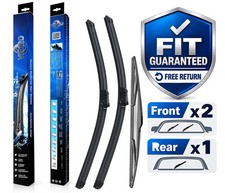 For Ford Galaxy 2008-2014 Front Rear Windscreen Wiper Blades x3 30"26"14"