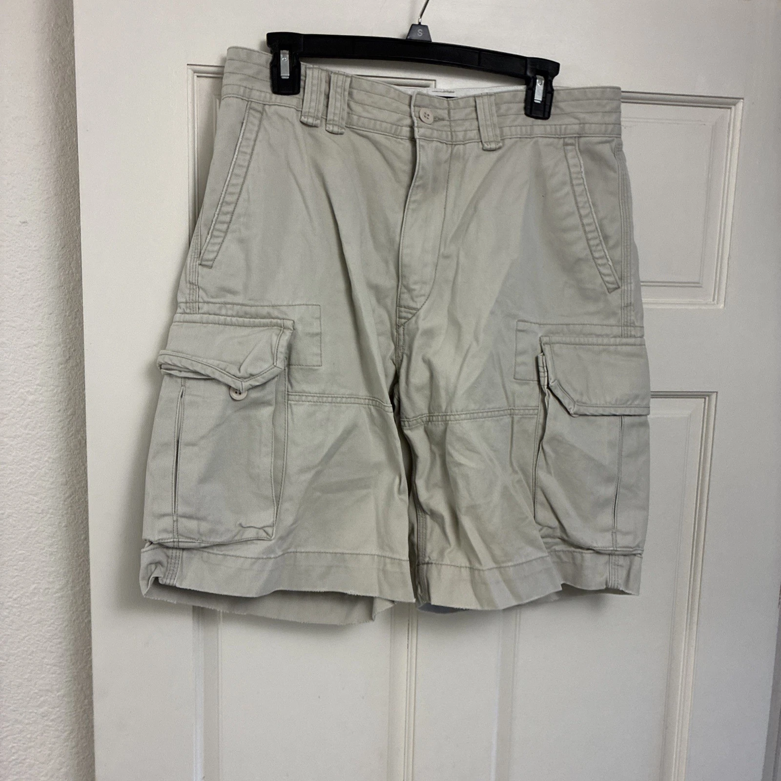 Polo Ralph Lauren Khaki Cargo Shorts Size 33 Summer