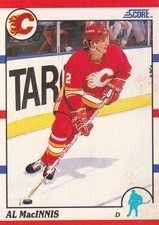 1990-91 SCORE NHL HOCKEY Card #5 - Al MacInnis, Calgary Flames - Volume Pricing