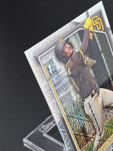 LEO DE VRIES 2024 First Bowman Chrome MOJO REFRACTOR A's PADRES RC 🔥 - Bild 6 von 10