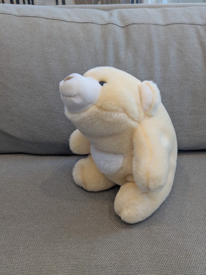 Vintage Gund Snuffles Pastel Yellow Cream Teddy Bear Plush Toy 9” | eBay