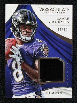 2018 Panini Immaculate Helmets 4/10 Lamar Jackson #IH-16 Rookie RC 0n64