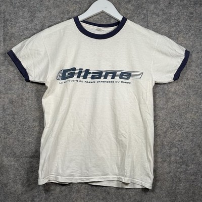 Vintage 70s/80s Gitane Bicycles France Championne Du Monde T Shirt Size S 17x23