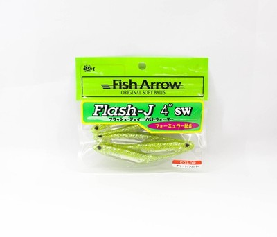 Fish Arrow Soft K�der Flash J SW 4 Zoll 5 St�ck per pack #102 (9679)