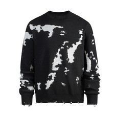 Men's Crew Neck Sweater Casual Knitted Pullover Warm Sweaters
