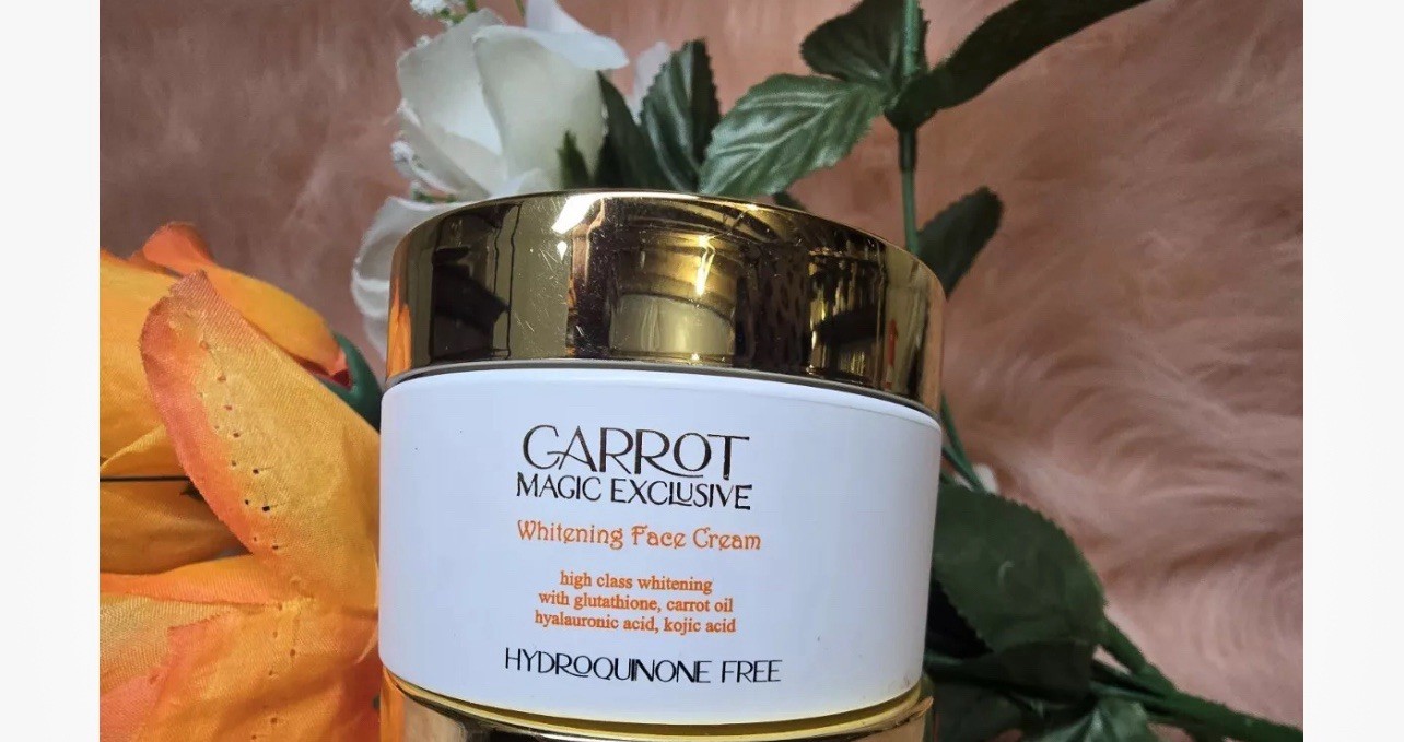 Carot Magic Exclusive Whitening Face Cream X1& Body Milk  X1, 2pc Set,SHIP FAST