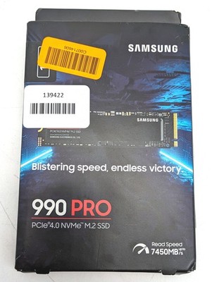 Samsung - 990 PRO 1TB Internal SSD PCle Gen 4x4 NVMe (MZ-V9P1T0B/AM)