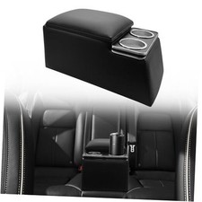 Universal Truck Seat Organizer with Armrest Padded Lid, Black General style