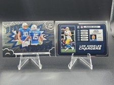 2025 Optic Justin Herbert Passing Grade & 2025 Optic Best Tuddys Chargers