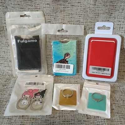 Smartphone Accessory Lot Card Holders Magnetic Wallets My Melody Kuromi Stands