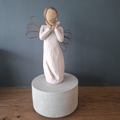  Willow Tree ''Bright Star'' Spieluhr Figur Susan Lordi spielt O Du Frohliche