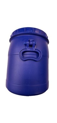 Blau Open Top Aufbewahrung Lebensmittel Fass Fass Fass mit Deckel   20L