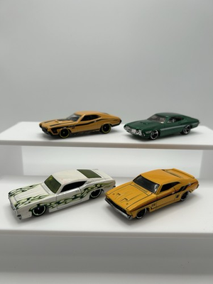 #ad Hot Wheels Lot Of 4 72 Gran Torino’s 73 Falcon 69 Talladega Nice Cars 04 $8.95