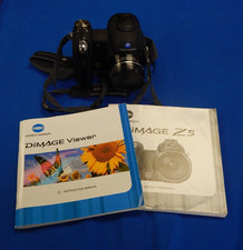 Konica Minolta Dimage Z5 Digital Camera w/ Manual & AV Cable