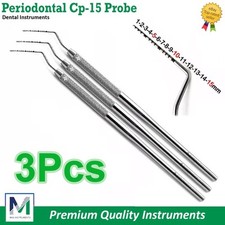 Periodontal CP-15 Probe Color Coded Marking Probe Dental Perio Pocket Depth Prob