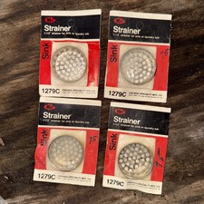 Lot Of 4: CS KITCHEN SINK 1 1/2  Brass NO RUST STRAINER 1279C