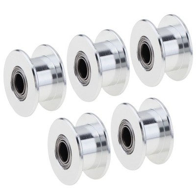 DiGiYes GT2 Timing Belt Idler Pulley 20 Toothless 5mm Bore 6mm Width Timing B...