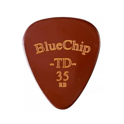 BlueChip Picks TD35 RB 0.89mm Premium Guitar Picks Made in the USA Teardrop