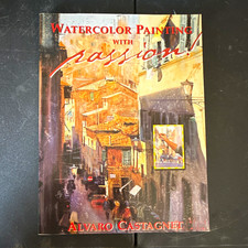 Alvaro Castagnet Watercolor Painting with Passion, Buildings  Architecture