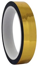 Gold Metalized Polyester Mylar Film Tape, 3/4 inch x 55 yds. Mirror Tape,Deco...